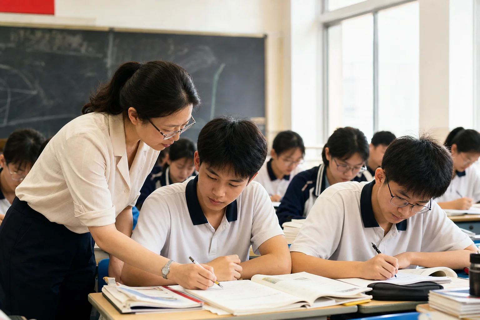 3+证书与依学考升学路径辅导场景示意